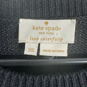 Kate Spade XS black sleeveless sweater